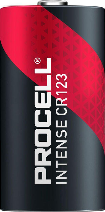 Lithium industrial battery CR123 3V 10 pcs. in a package PROCELL INTENSE DURACELL /price for 10 pcs. batteries/