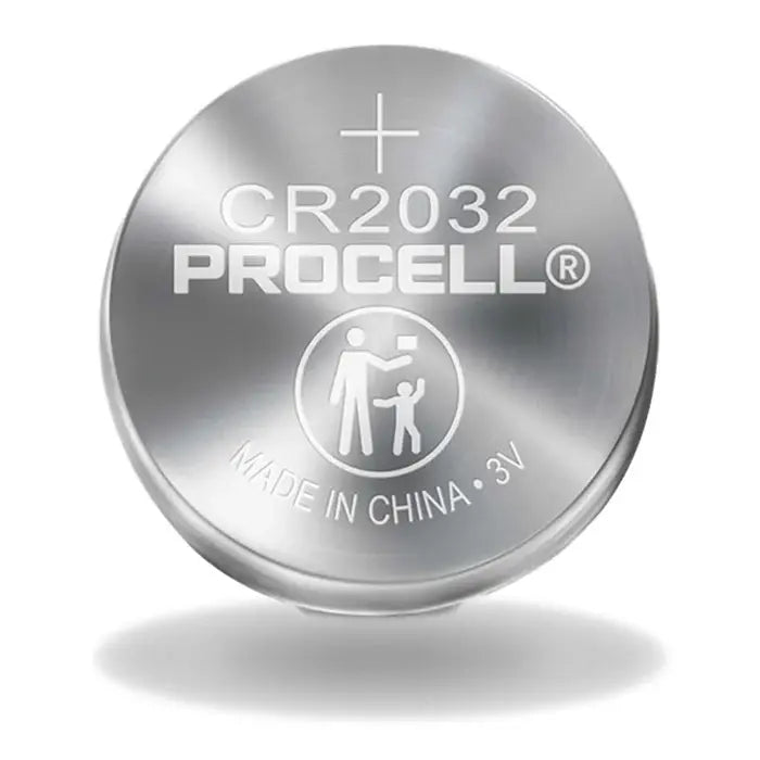 Button battery DURACELL PROCELL CR2032, 3V, 1 pc. BULK, Lithium, /price for 1 battery/