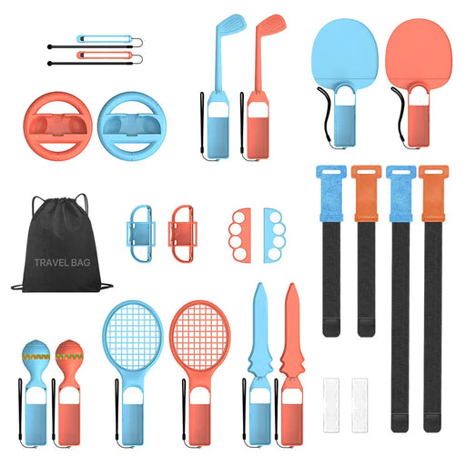 Dux Ducis 25-in-1 Nintendo Switch 2 Sports Gaming Accessory Set with Bag - Multicolor - Gaming accessories<<<HurtelXML