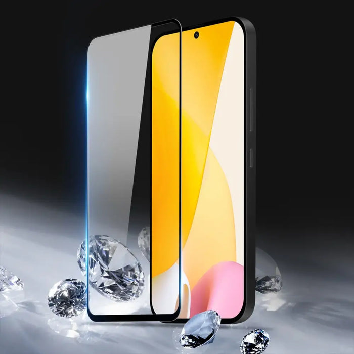 Dux Ducis 9D Tempered Glass Tempered Glass for Xiaomi 12 Lite 9H with Black Frame - Cell phone tempered