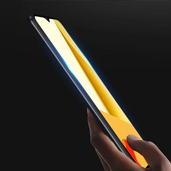 Dux Ducis 9D Tempered Glass Vivo Y16 / Y02s full screen with frame black (case friendly) - Cell phone tempered