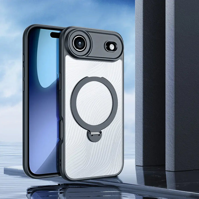Dux Ducis Aimo Mag Case with Magnetic Ring and Stand for iPhone 17 Air – Black - Cell phone cases and covers<<<HurtelXML