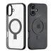 Dux Ducis Aimo Mag case with MagSafe and stand for iPhone 16 - black - Cell phone cases and covers<<<HurtelXML