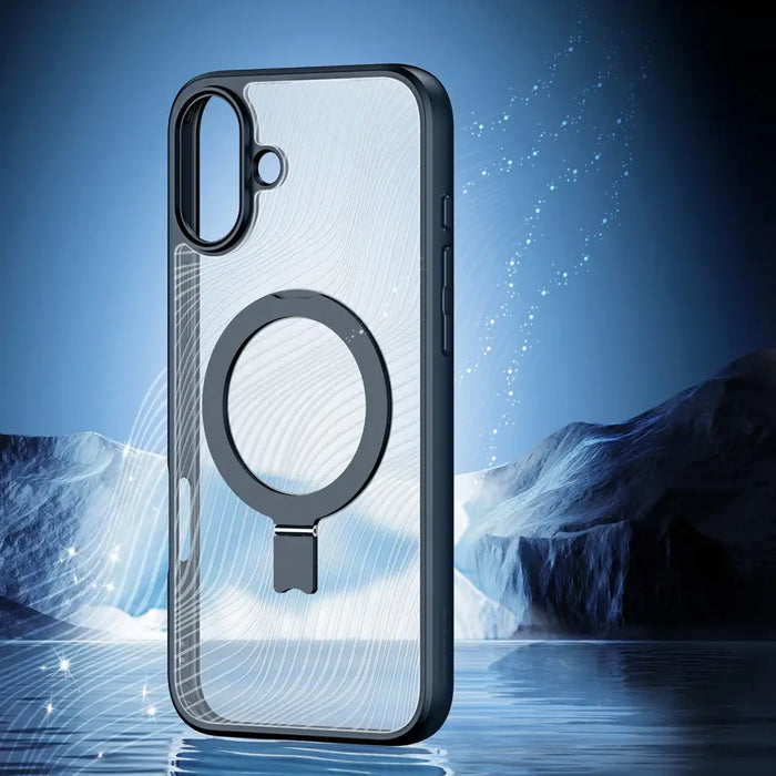 Dux Ducis Aimo Mag case with MagSafe and stand for iPhone 16 - black - Cell phone cases and covers<<<HurtelXML