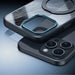 Dux Ducis Aimo Mag Case with MagSafe and Stand for iPhone 16 Pro - Black - Cell phone cases and covers<<<HurtelXML