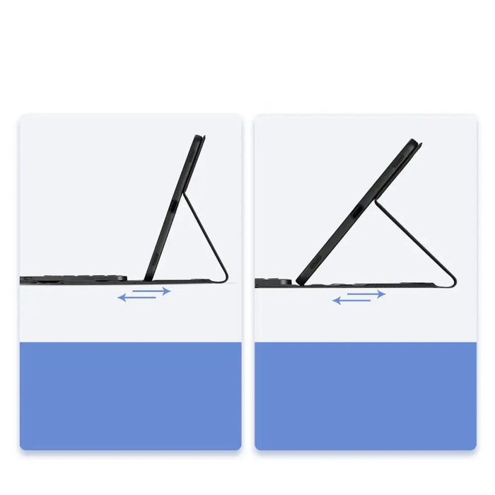 Dux Ducis Bluetooth Keyboard Case (TK Series) for Samsung Tab S9 Plus / S9 FE Plus - Black - Cell phone cases