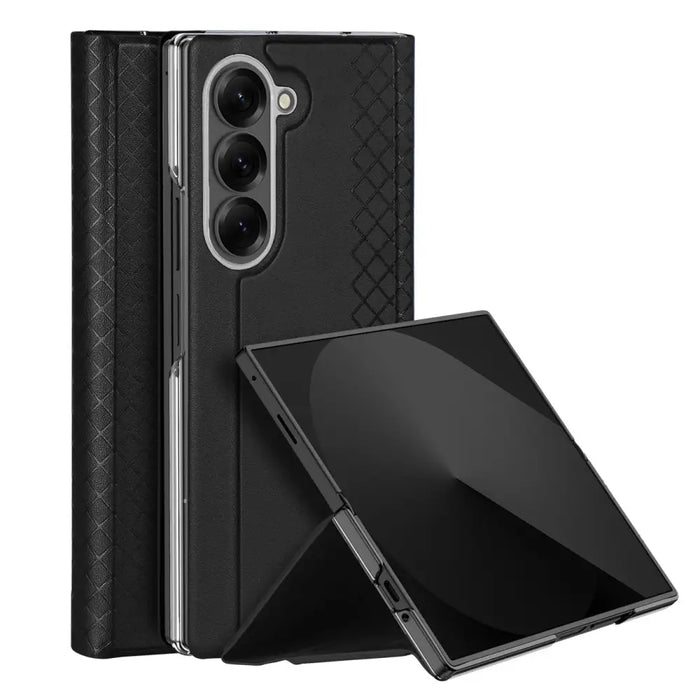 Dux Ducis Brill Case for Samsung Galaxy Z Fold7 with Magnetic Closure - Black - Cell phone cases and covers<<<HurtelXML