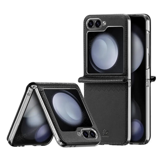 Dux Ducis Brill leather case for Samsung Galaxy Z Flip 6 - black - Cell phone cases and covers<<<HurtelXML