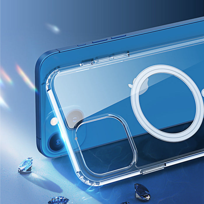 Dux Ducis Clin magnetic case for iPhone 14 Plus compatible with MagSafe transparent - Cell phone cases