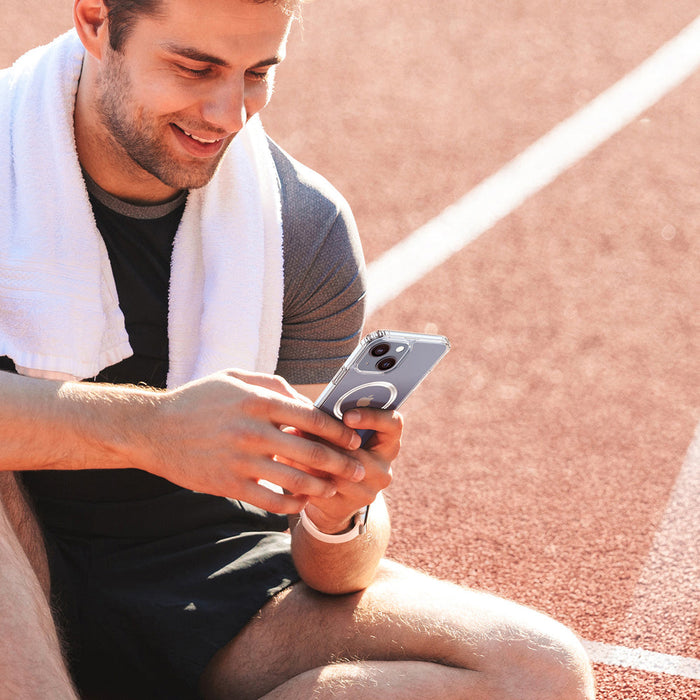 Dux Ducis Clin magnetic case for iPhone 14 Plus compatible with MagSafe transparent - Cell phone cases