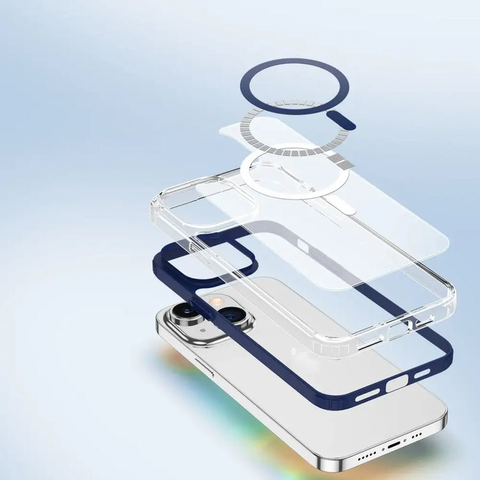 Dux Ducis Clin2 case for iPhone 14 magnetic MagSafe cover blue - Cell phone cases and covers<<<HurtelXML