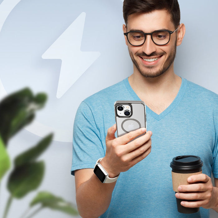 Dux Ducis Clin2 case for iPhone 14 Plus magnetic cover MagSafe gray - Cell phone cases and covers<<<HurtelXML