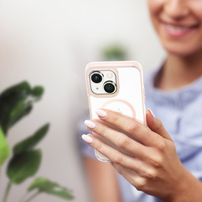 Dux Ducis Clin2 case for iPhone 14 Plus magnetic MagSafe cover pink - Cell phone cases and covers<<<HurtelXML