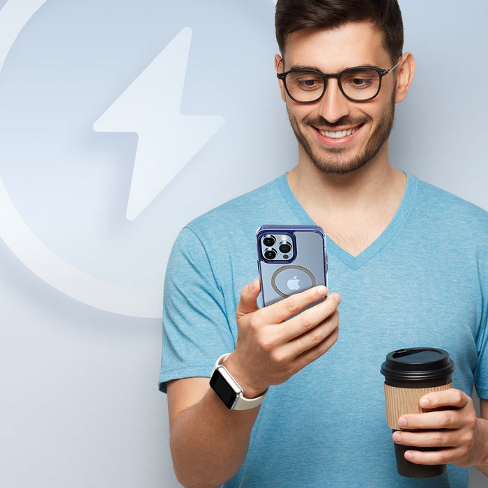 Dux Ducis Clin2 case for iPhone 14 Pro magnetic MagSafe cover blue - Cell phone cases and covers<<<HurtelXML