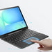 Dux Ducis (DK series) Keyboard Case for Samsung Tab S10 FE+ (Plus) with Backlight - Black - Cell phone cases