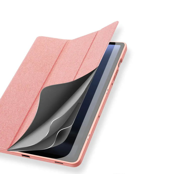 Dux Ducis Domo eco-leather case with stand for Samsung Tab S9 FE+ - pink - Cell phone cases and covers<<<HurtelXML