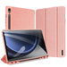 Dux Ducis Domo eco-leather case with stand for Samsung Tab S9 FE+ - pink - Cell phone cases and covers<<<HurtelXML