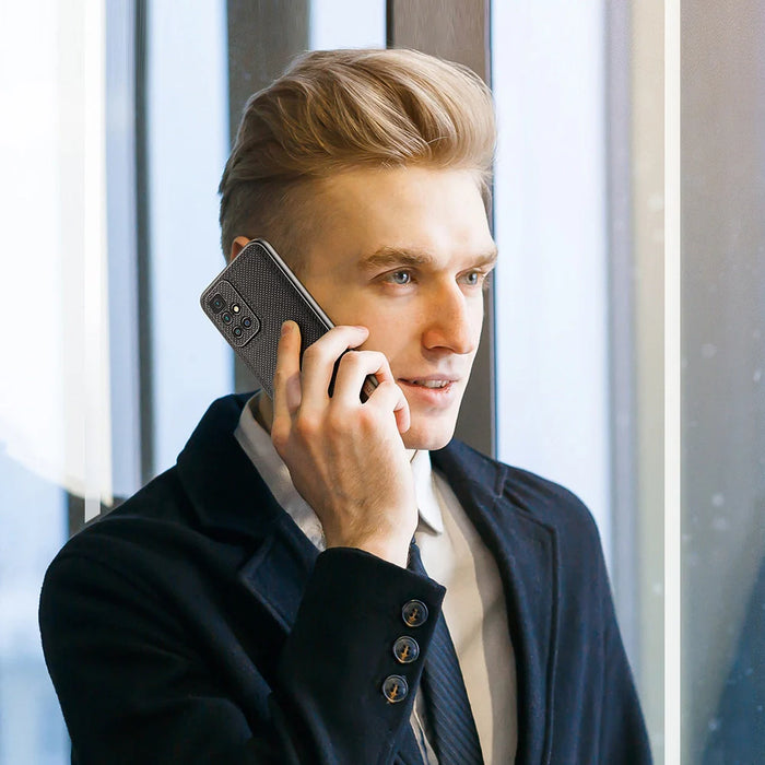 Dux Ducis Fino case cover covered with nylon material Xiaomi Redmi 10 blue - Cell phone cases and covers<<<HurtelXML