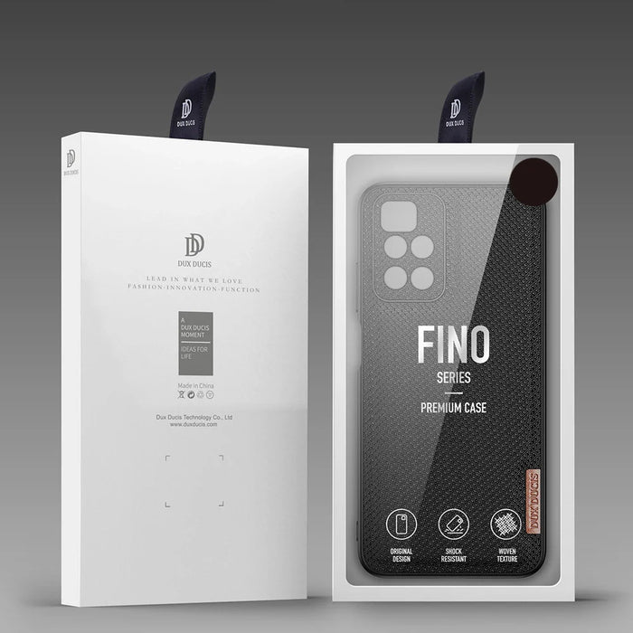 Dux Ducis Fino case cover covered with nylon material Xiaomi Redmi 10 green - Cell phone cases and covers<<<HurtelXML