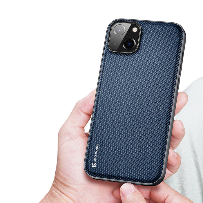 Dux Ducis Fino case cover iPhone 14 Plus blue nylon - Cell phone cases and covers<<<HurtelXML