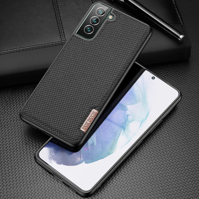 Dux Ducis Fino case cover nylon material Samsung Galaxy S22 + (S22 Plus) black - Cell phone cases and covers<<<HurtelXML