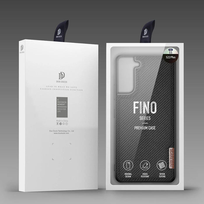Dux Ducis Fino case cover nylon material Samsung Galaxy S22 + (S22 Plus) black - Cell phone cases and covers<<<HurtelXML