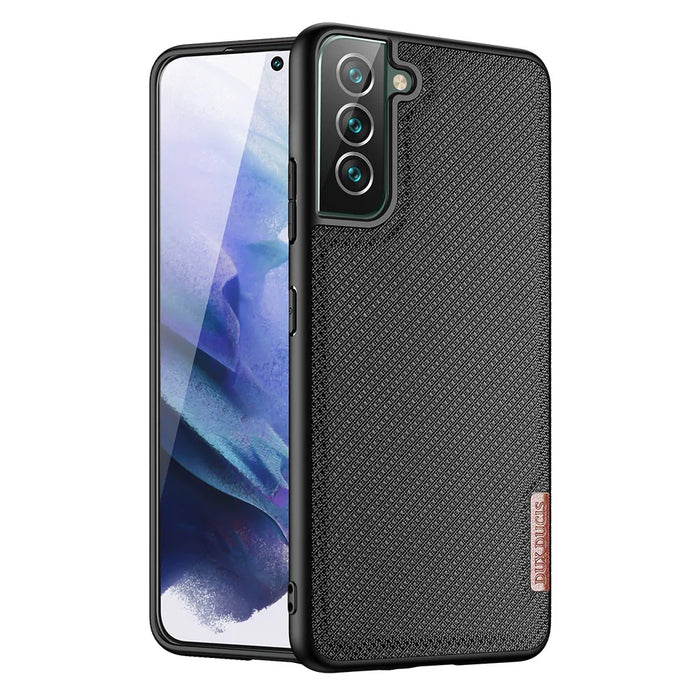 Dux Ducis Fino case cover nylon material Samsung Galaxy S22 + (S22 Plus) black - Cell phone cases and covers<<<HurtelXML
