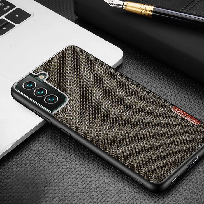 Dux Ducis Fino case cover nylon material Samsung Galaxy S22 + (S22 Plus) black - Cell phone cases and covers<<<HurtelXML