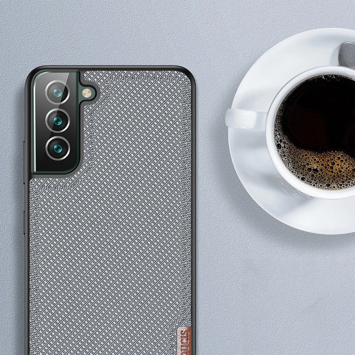 Dux Ducis Fino case cover nylon material Samsung Galaxy S22 + (S22 Plus) black - Cell phone cases and covers<<<HurtelXML
