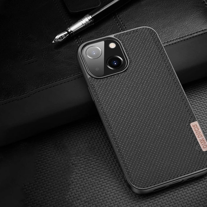 Dux Ducis Fino case covered with nylon material for iPhone 13 mini gray - Cell phone cases and covers<<<HurtelXML