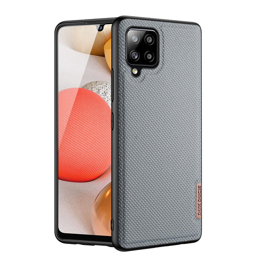 Dux Ducis Fino case covered with nylon material for Samsung Galaxy A42 5G gray - Cell phone cases and covers<<<HurtelXML