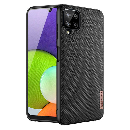 Dux Ducis Fino case covered with nylon material for Samsung Galaxy A22 4G black - Cell phone cases