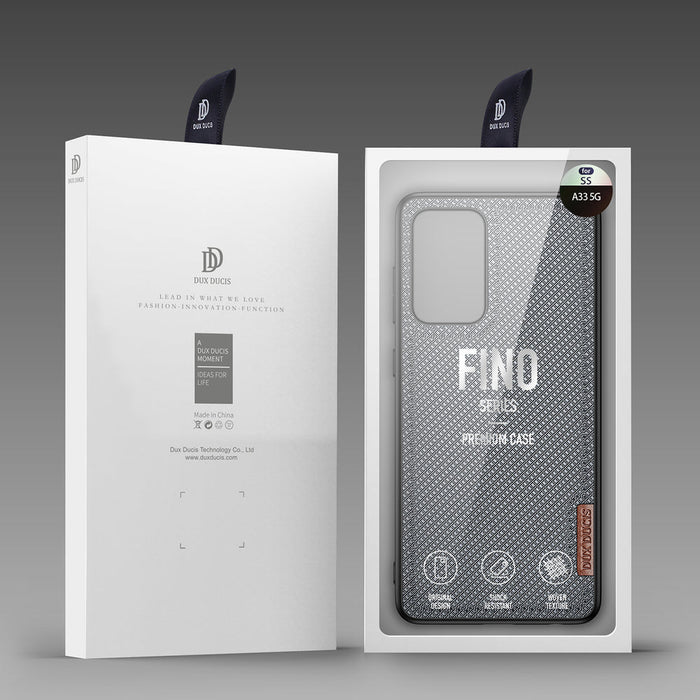 Dux Ducis Fino case is made of nylon material for Samsung Galaxy A73 blue - Cell phone cases and covers<<<HurtelXML