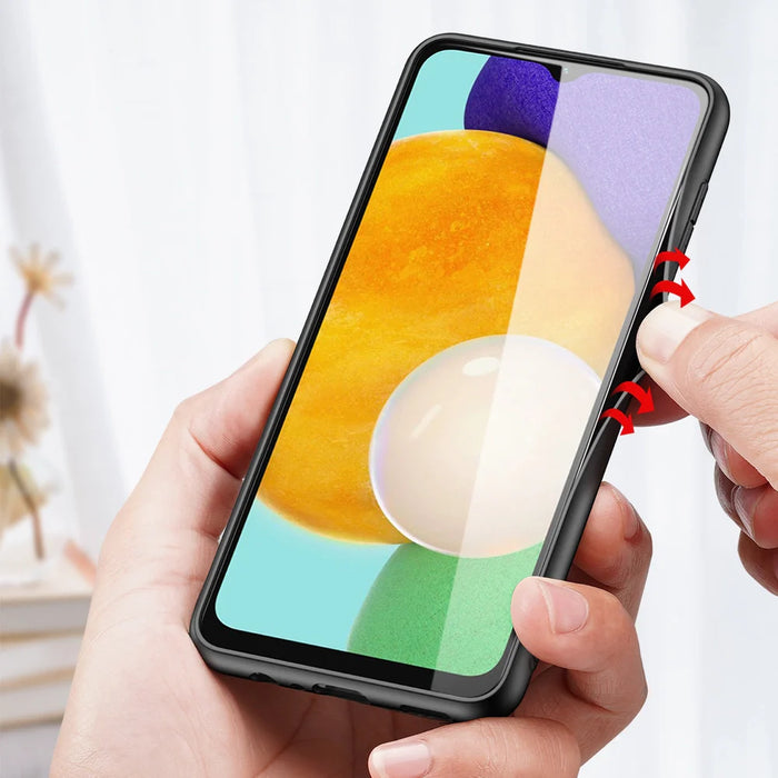 Dux Ducis Fino case is nylon covered Samsung Galaxy A13 5G black - Cell phone cases and covers<<<HurtelXML
