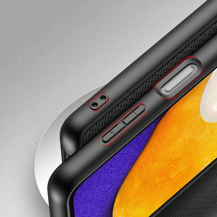 Dux Ducis Fino case is nylon covered Samsung Galaxy A13 5G black - Cell phone cases and covers<<<HurtelXML