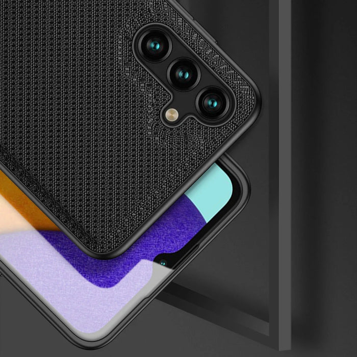 Dux Ducis Fino case is nylon covered Samsung Galaxy A13 5G black - Cell phone cases and covers<<<HurtelXML