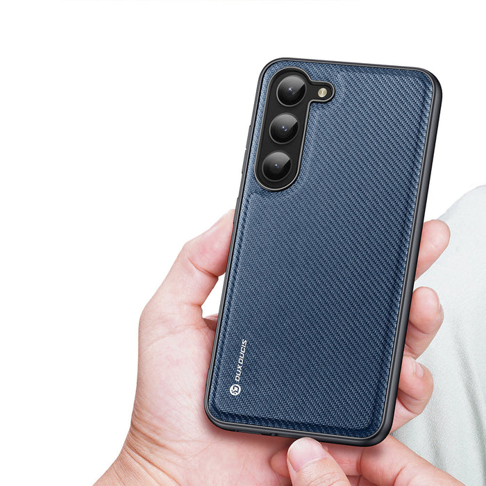 Dux Ducis Fino case Samsung Galaxy S23+ cover with silicone frame blue - Cell phone cases and covers<<<HurtelXML