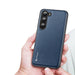 Dux Ducis Fino case Samsung Galaxy S23+ cover with silicone frame blue - Cell phone cases and covers<<<HurtelXML