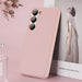 Dux Ducis Grit case for Samsung Galaxy S23+ elegant case made of artificial leather pink - Cell phone cases