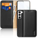 Dux Ducis Hivo case Samsung Galaxy S23+ flip case wallet stand RFID blocker black - Cell phone cases