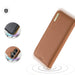 Dux Ducis Hivo case with flap and RFID blocker for Samsung Galaxy S24+ - brown - Cell phone cases and covers<<<HurtelXML