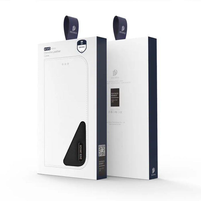 Dux Ducis Hivo case with flap and RFID blocking for Samsung S24 Galaxy Ultra - black - Cell phone cases