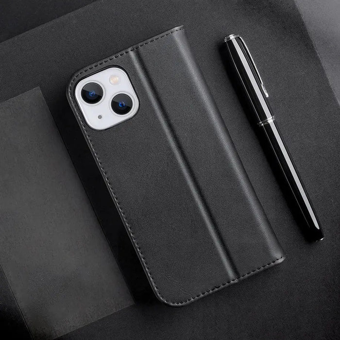 Dux Ducis Hivo iPhone 15 Plus wallet case with RFID blocking - brown - Cell phone cases and covers<<<HurtelXML