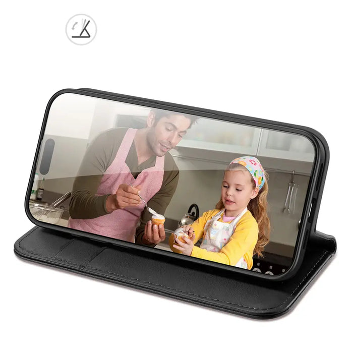 Dux Ducis Hivo iPhone 16 Pro Max Case with Flip and RFID Protection - Black - Cell phone cases and covers<<<HurtelXML