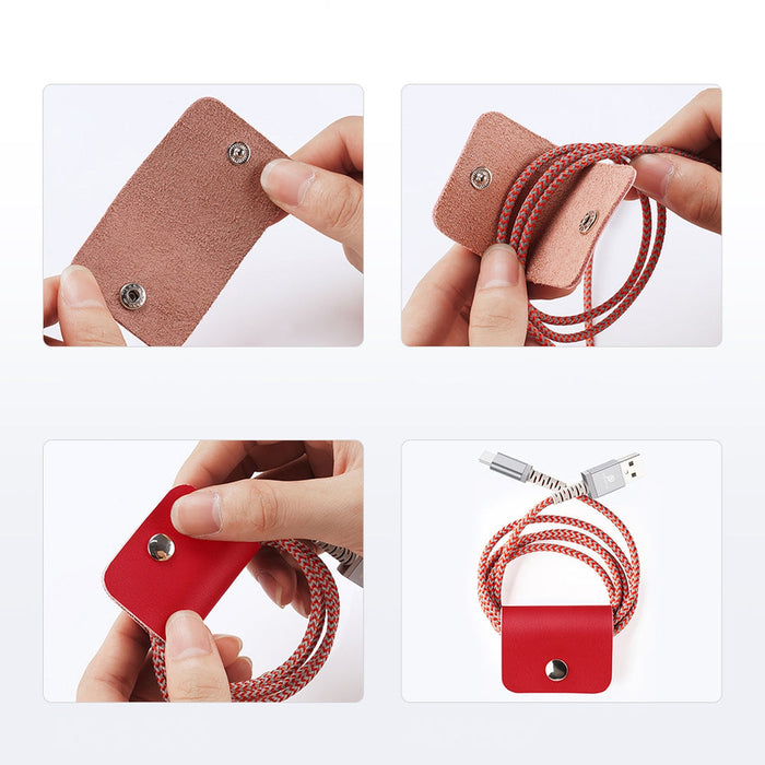 Dux Ducis Hivo Leather Flip Cover Genuine Leather Wallet for Cards and Documents iPhone 14 Plus Red - Cell phone cases