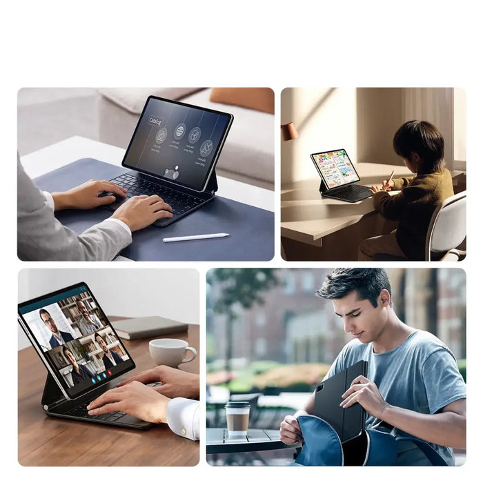 Dux Ducis Keyboard (MK Series) case with Bluetooth keyboard for iPad Air 4 / 5 / iPad Pro 11’’ 2018-2022 - black - Cell
