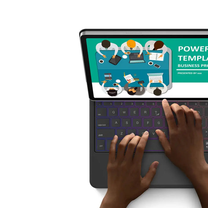 Dux Ducis Keyboard (MK Series) Case with Bluetooth Keyboard for Samsung Galaxy Tab S9 / S8 / S7 - Black - Cell phone