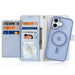 Dux Ducis Lawa iPhone 16 Leather Case with Detachable Magnetic Wallet - Blue - Cell phone cases and covers<<<HurtelXML