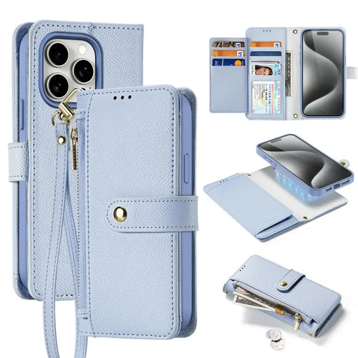 Dux Ducis Lawa Leather Case for iPhone 15 - Blue - Cell phone cases and covers<<<HurtelXML