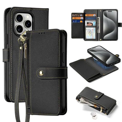 Dux Ducis Lawa Leather Case for iPhone 15 Pro - Black - Cell phone cases and covers<<<HurtelXML